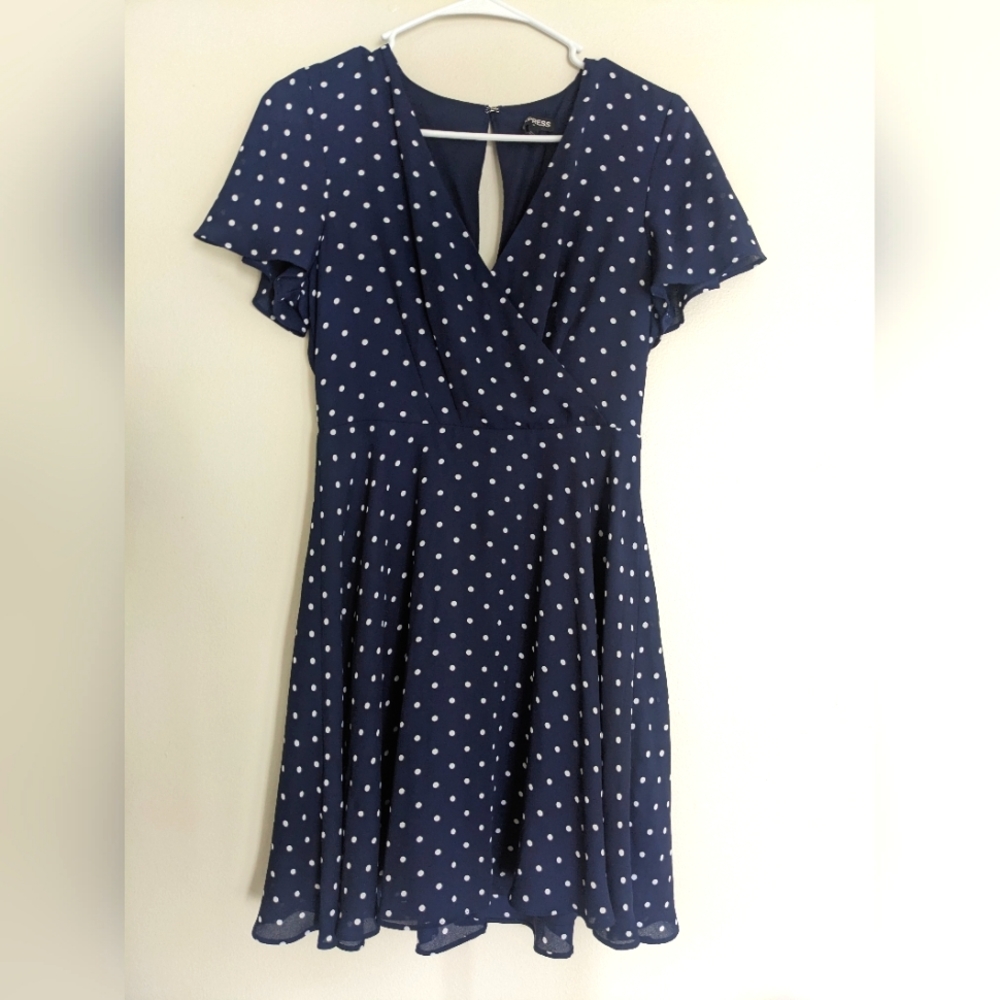 Express Blue Summer Dress